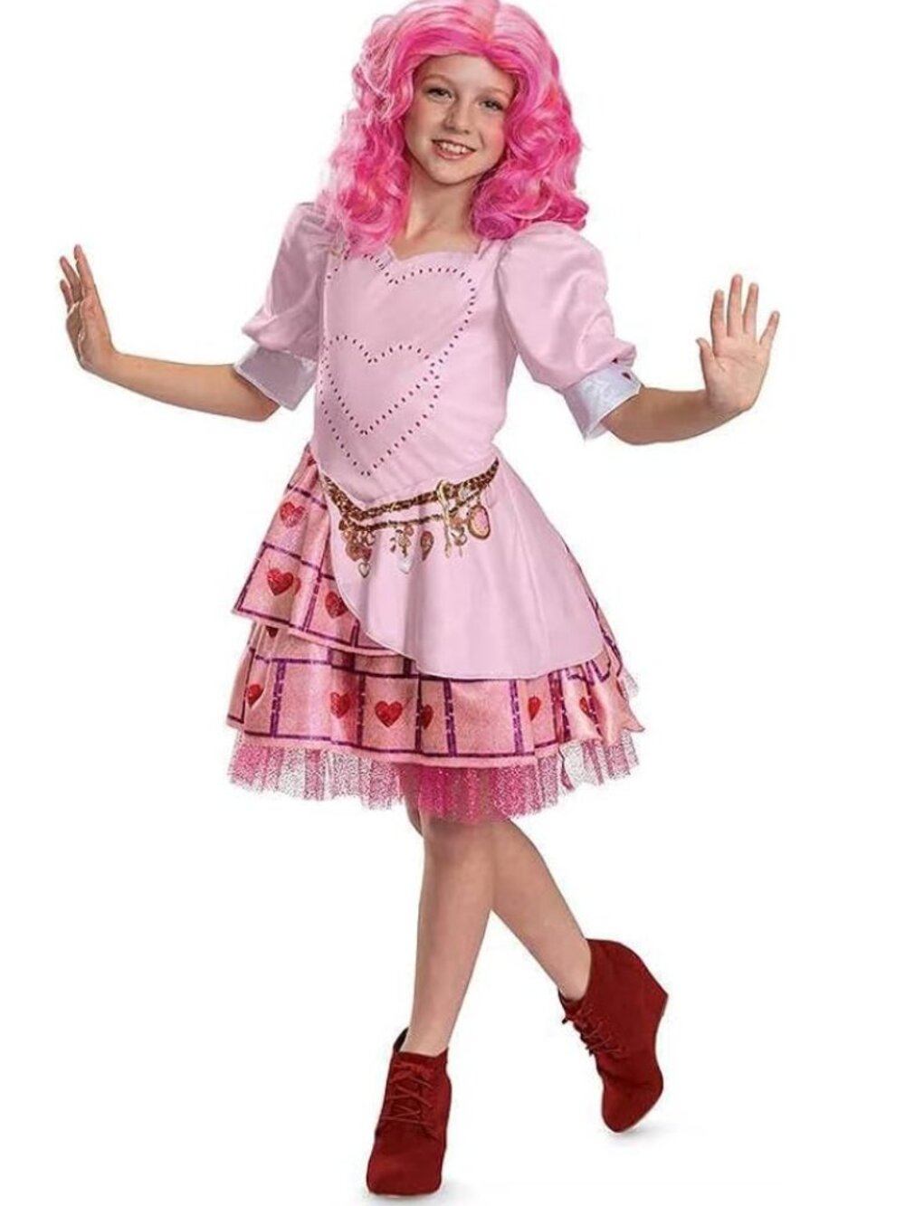 Disney Descendants The Rise of Red Bridget Young Queen of Hearts Costume Dress S